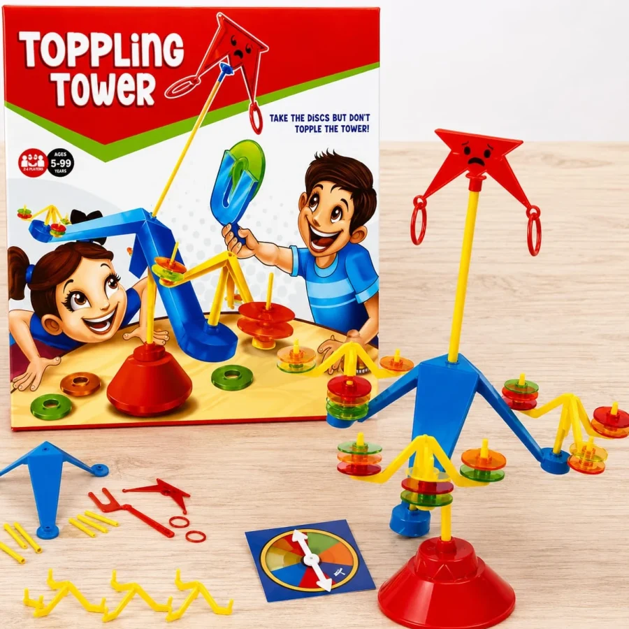 Toppling Tower Balance Game