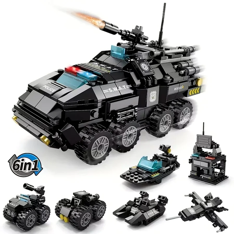 8738-4 Exploison Proof SWOT Vehicle 371 pcs suitcase