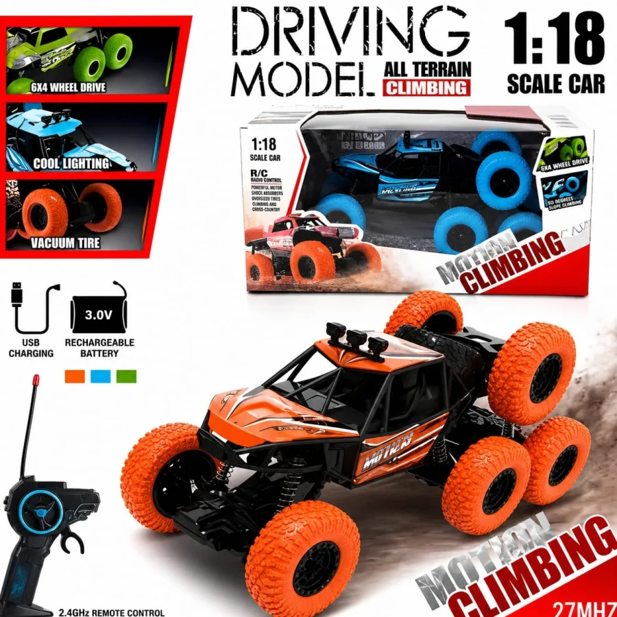 Motion Climbing 8 Tyre Boom Car