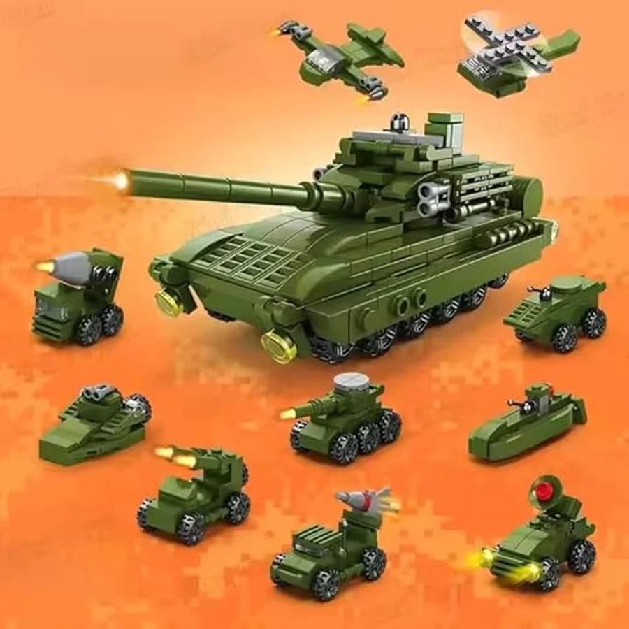 9114 steel giant 10-in-1 single style 2 variations gift essential 315 pcs