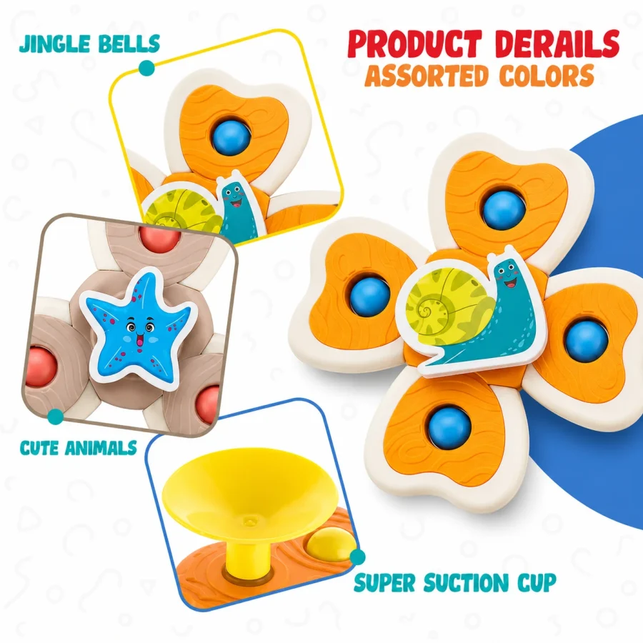 VACCUME RATTLE SPINNER SET OF 3
