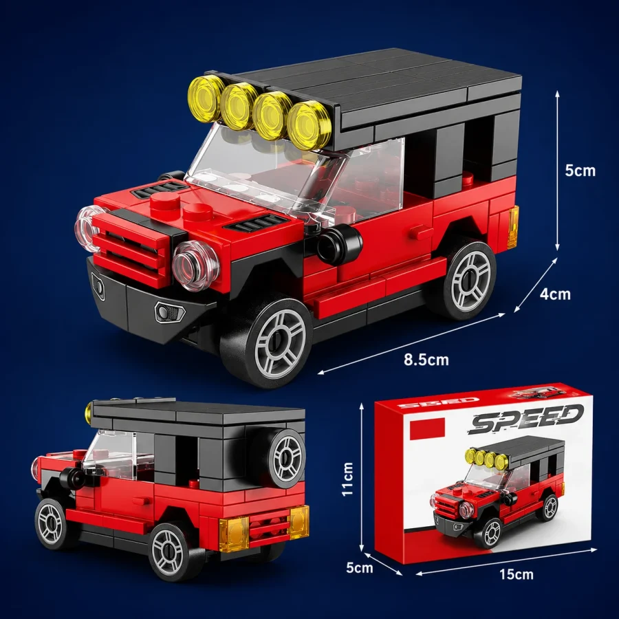 9140-9 Four-Bar Pullback Wrangler Exquisite Color Box 76 pcs