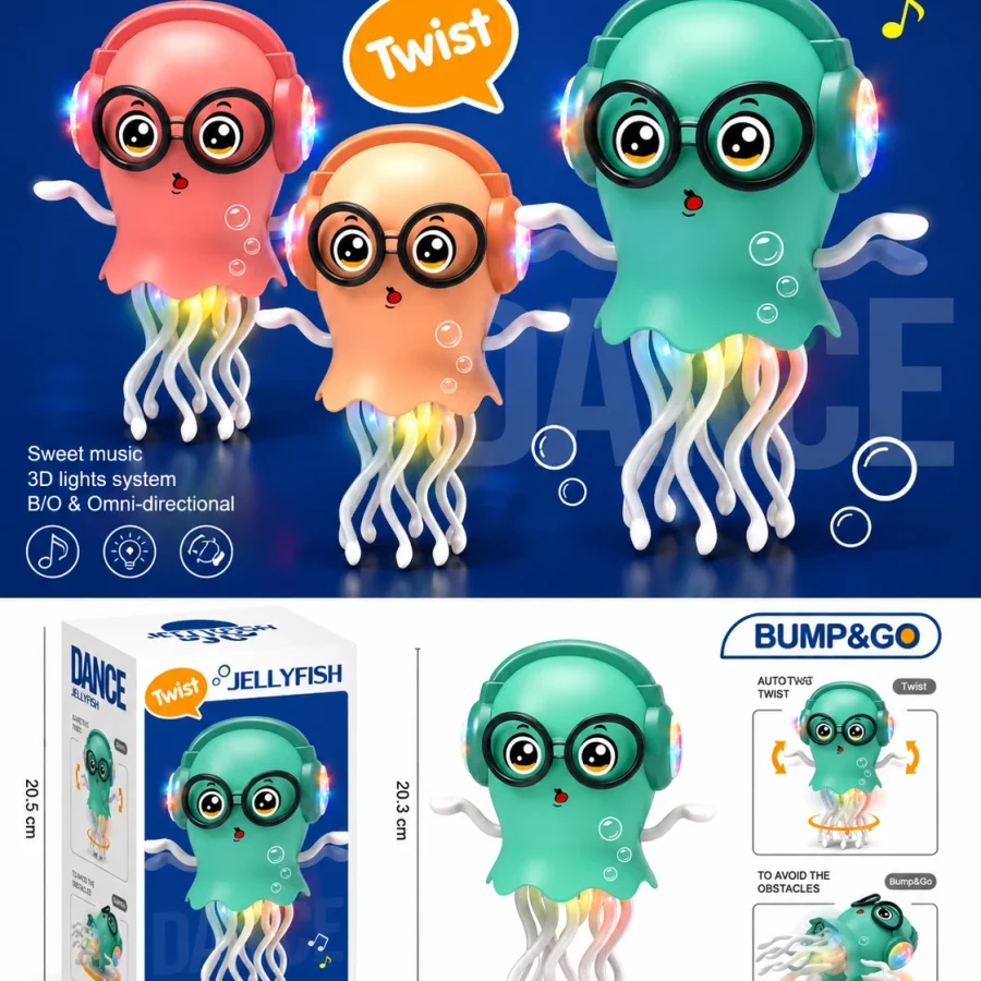 Dancing Jelly Fish Musical Toy