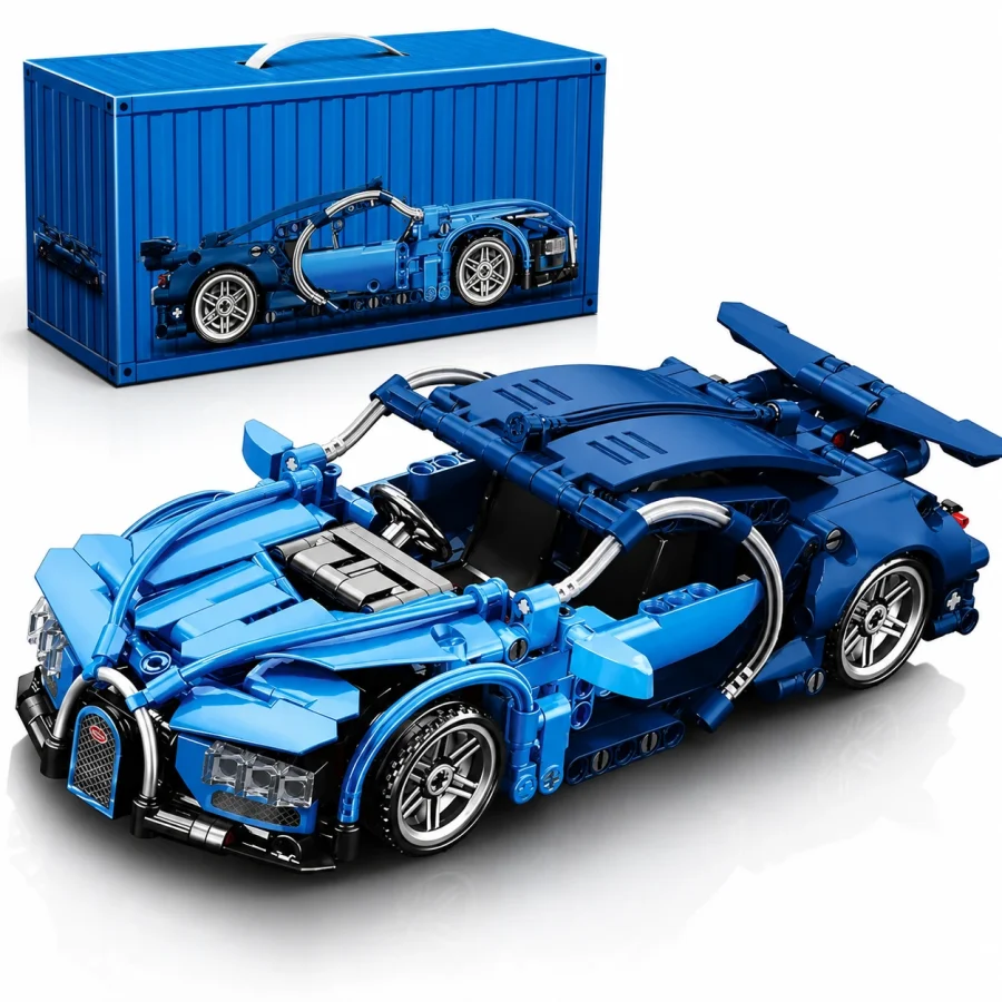 9055-5 Blue Buggati Veyron Container Edition 473 pcs container box