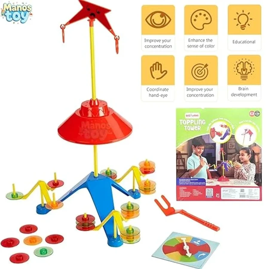 Toppling Tower Balance Game