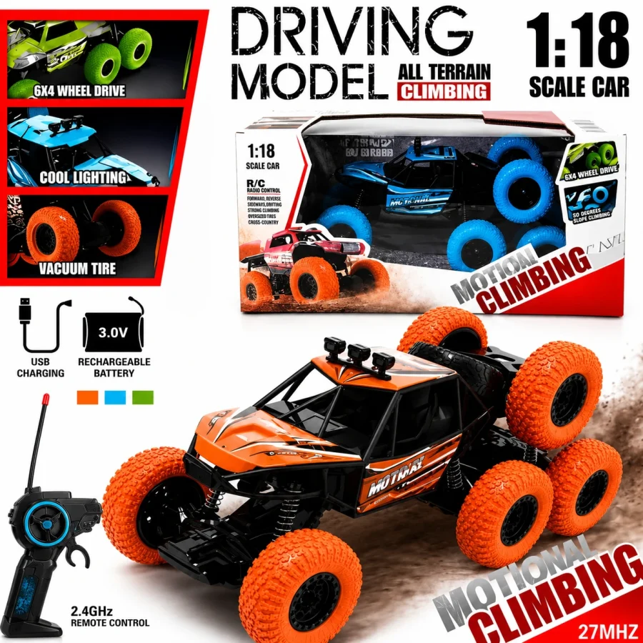 Motion Climbing 8 Tyre Boom Car