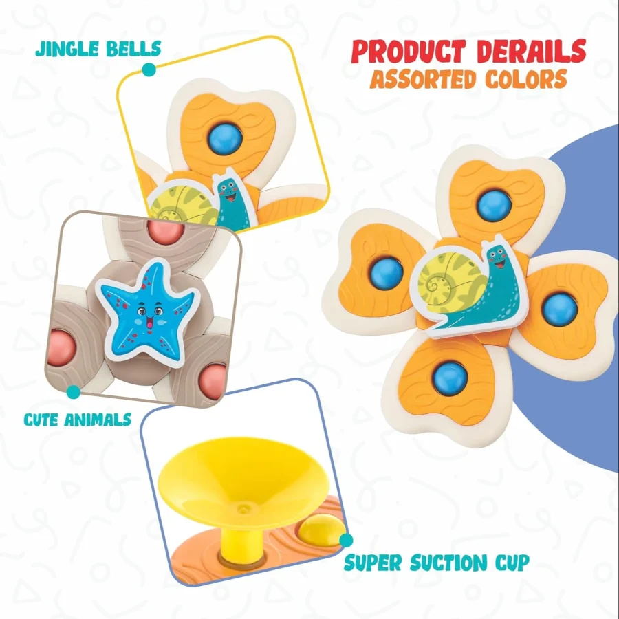 VACCUME RATTLE SPINNER SET OF 3